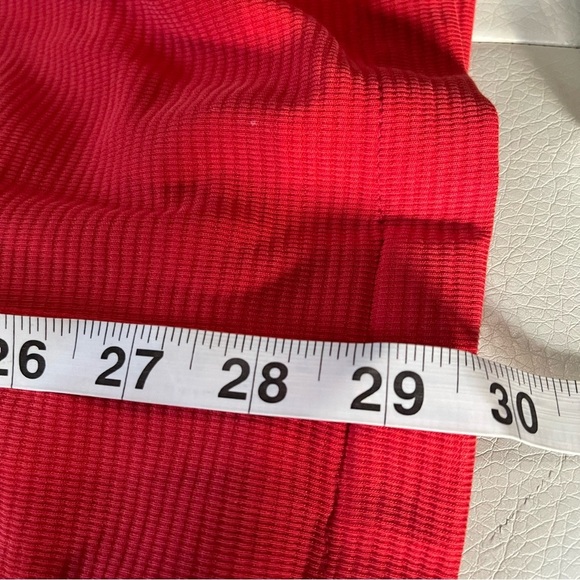 Bugatchi Uomo Mens Shirt L Button Up red  Short Sleeved EUC - Picture 7 of 7